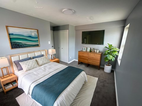Floor plan for 2 beds, 1 bath, 500 sqft